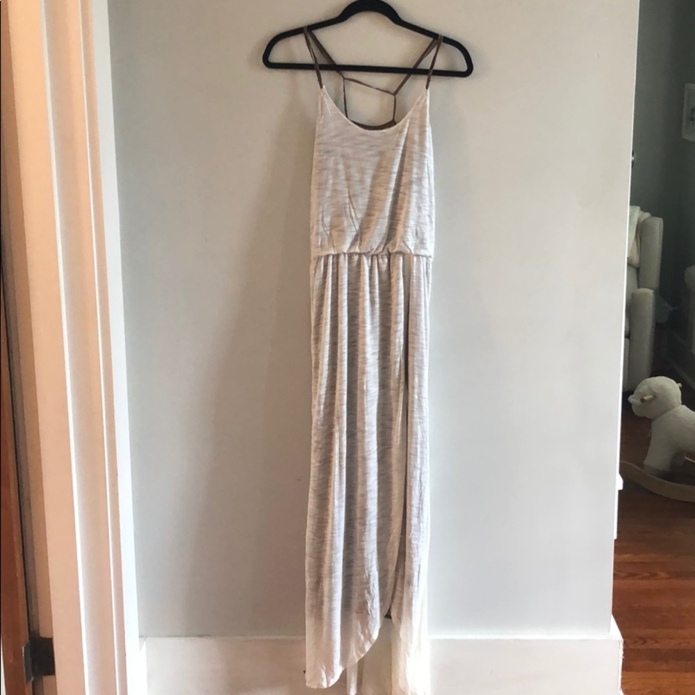 Anthropologie White maxi dress